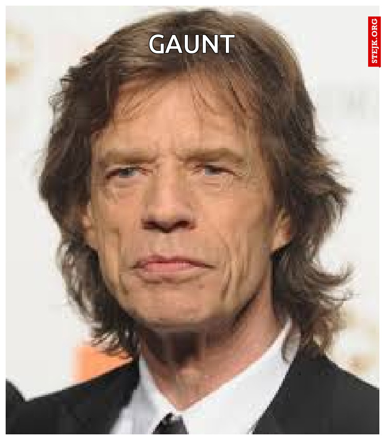 gaunt
