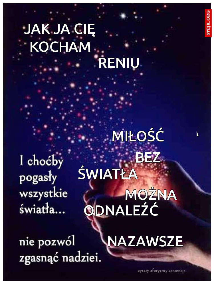Jak ja cię kocham