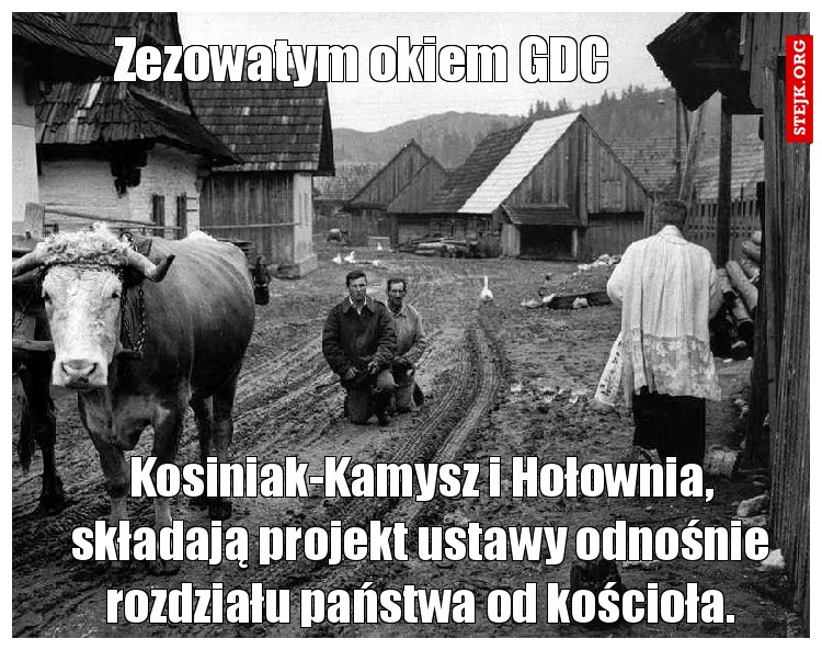 Kosiniak-Kamysz i Hołownia, składają projekt ustawy odnośnie rozdziału państwa od kościoła.