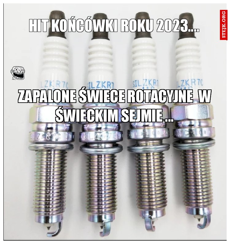 hit końcówki roku 2023....