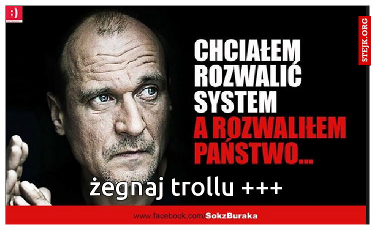 żegnaj trollu    