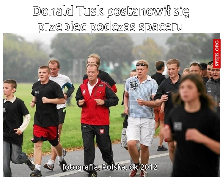 Mussolini postanowił się przebiec podczas spaceru