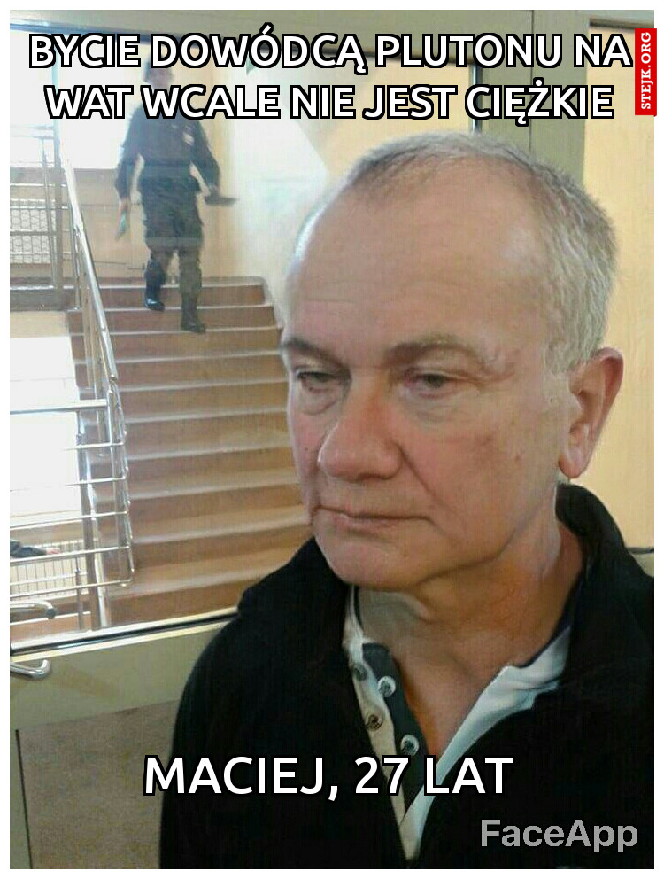 Bycie dowódcą plutonu na wat wcale nie jest ciężkie