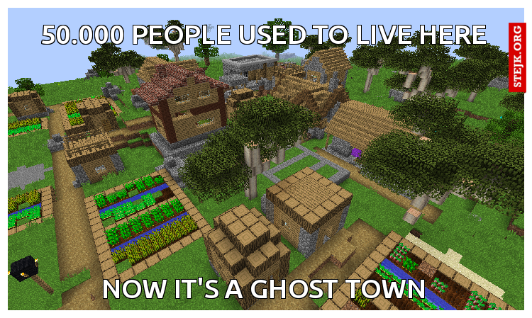 50.000 people used to live here