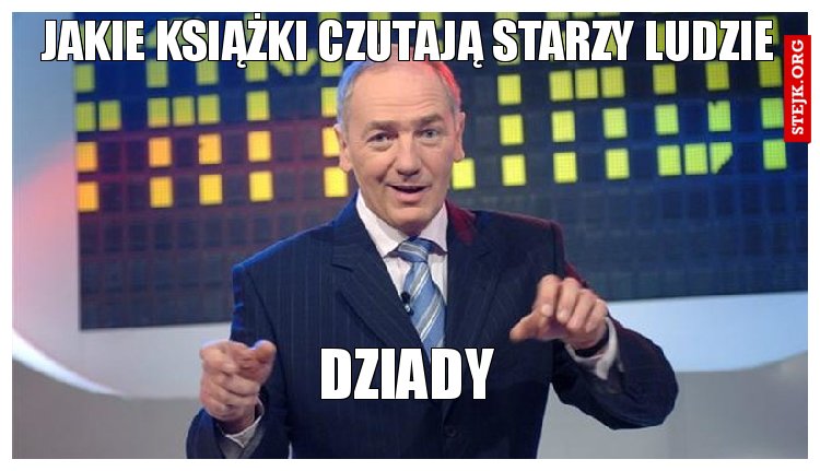 jakie książki czutają starzy ludzie