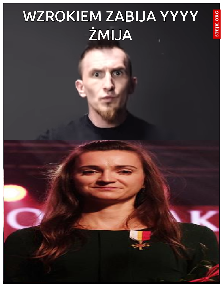 Wzrokiem zabija yyyy żmija