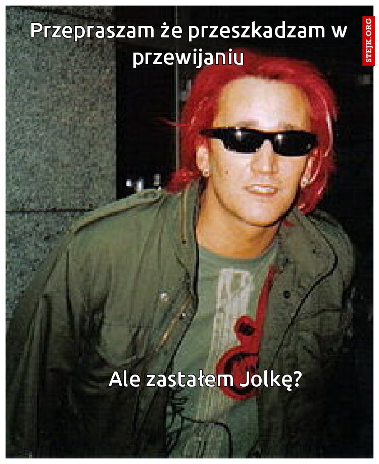 Przepraszam że przeszkadzam w przewijaniu