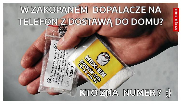 w zakopanem  dopalacze na telefon z dostawą do domu?