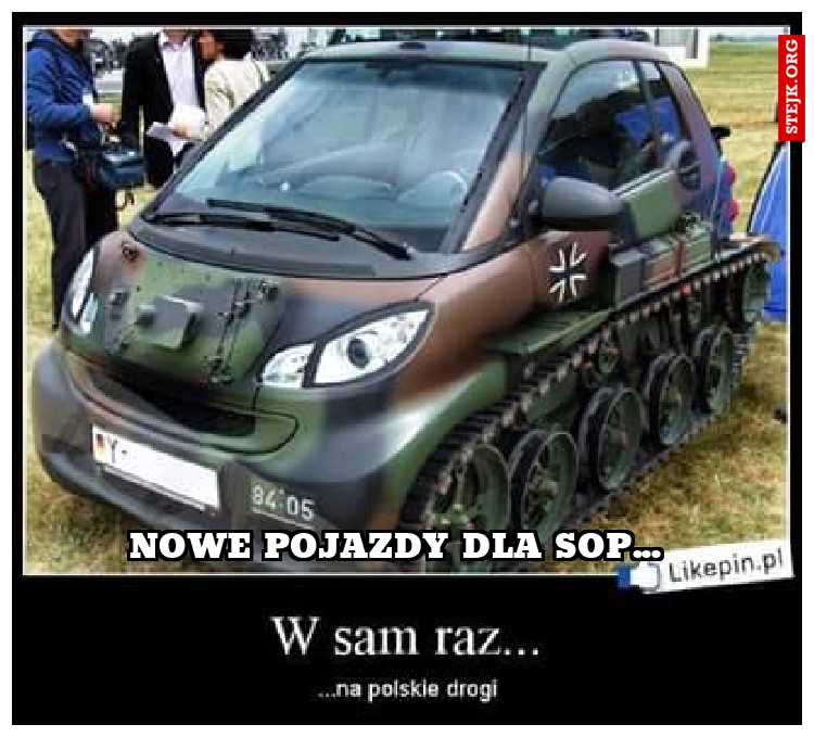 Nowe pojazdy dla sop... 