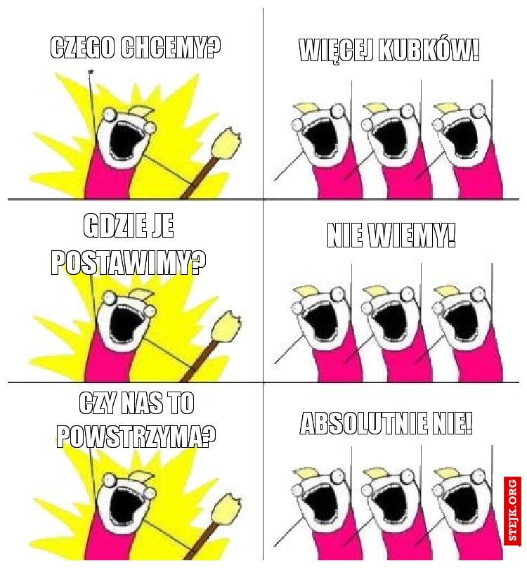 Czego chcemy?