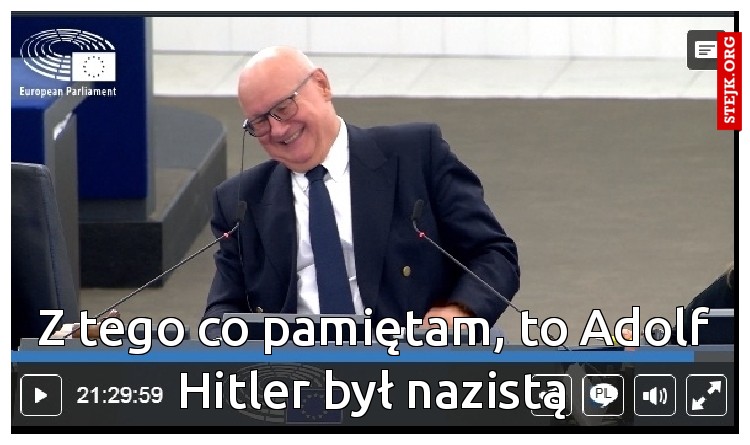 Z tego co pamiętam, to Adolf Hitler był nazistą