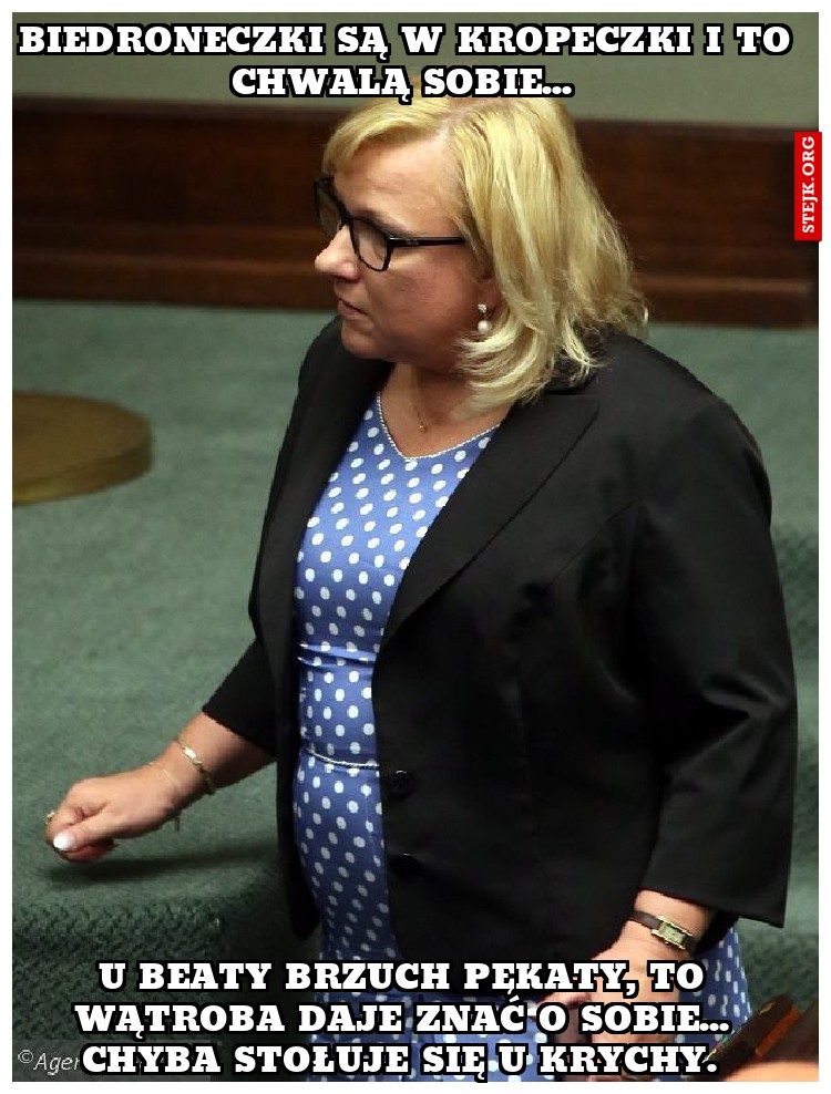Biedroneczki są w kropeczki i to chwalą sobie... 