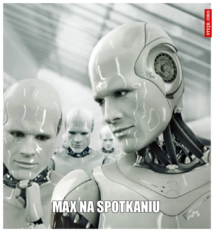 Max na spotkaniu