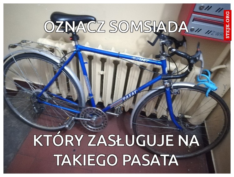 oznacz somsiada