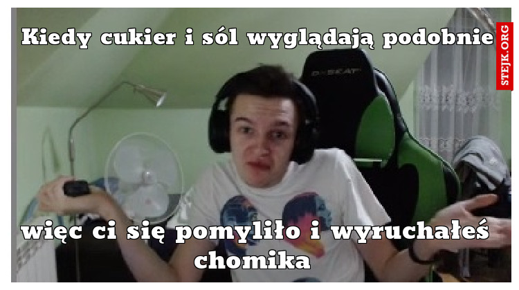 Kiedy cukier i sól wyglądają podobnie 