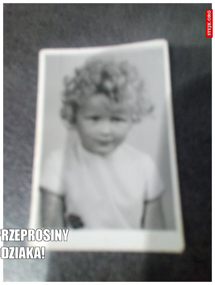 Przyjmij przeprosiny od słodziaka! 