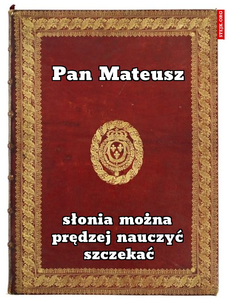 Pan Mateusz