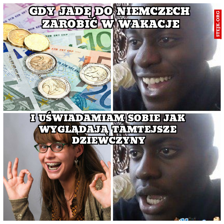 Gdy jadę do niemczech zarobić w wakacje