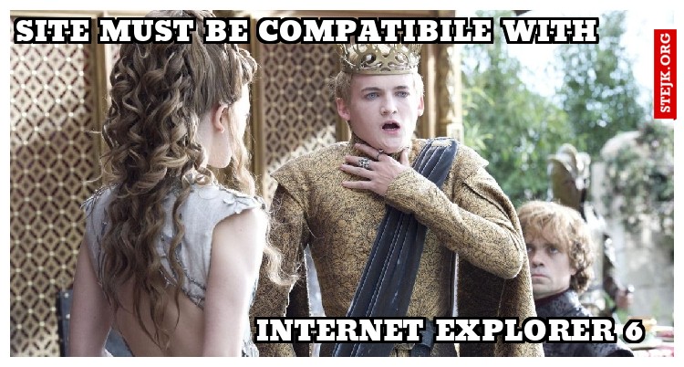 site must be compatibile with