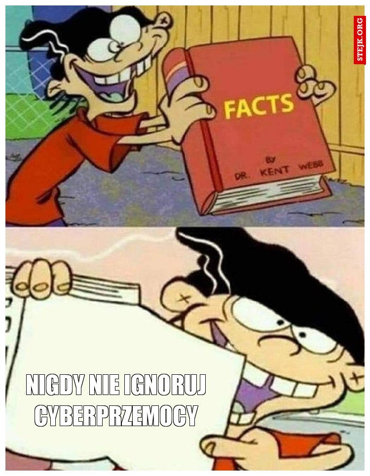 Nigdy nie ignoruj cyberprzemocy