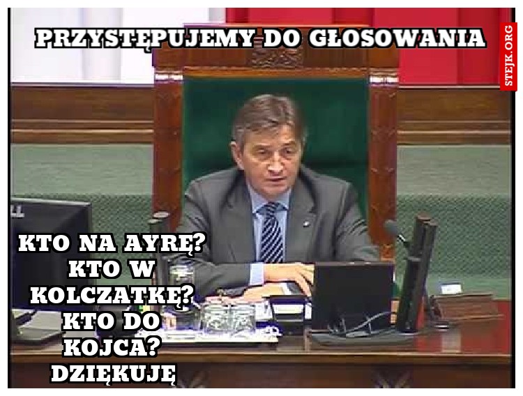 Przystępujemy do głosowania