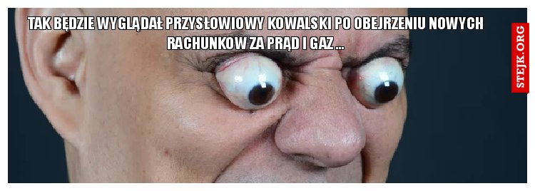 Tak będzie wyglądał przysłowiowy kowalski po obejrzeniu nowych rachunkow za prąd i gaz ...