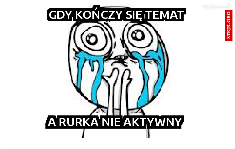 Gdy kończy się temat