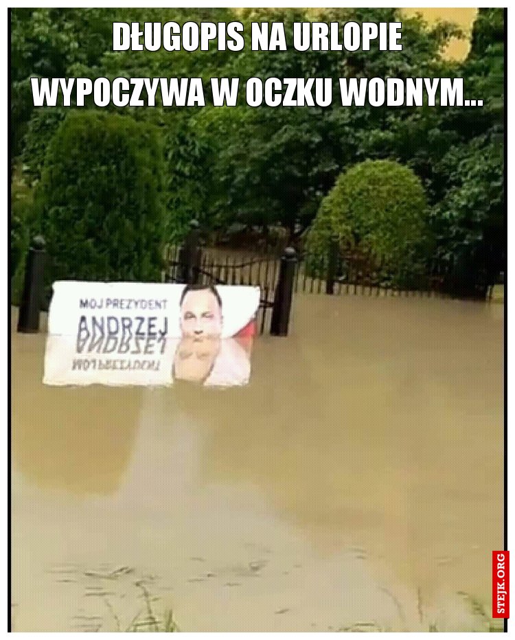 Długopis na urlopie