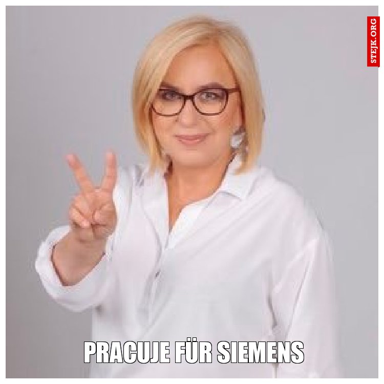 Pracuje für siemens 