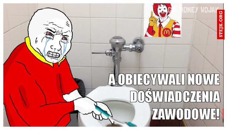 A obiecywali nowe doświadczenia zawodowe!