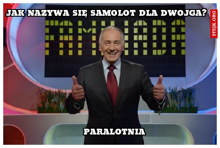 JAK NAZYWA SIĘ SAMOLOT DLA DWOJGA?