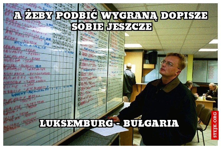 A żeby podbić wygraną dopisze sobie jeszcze
