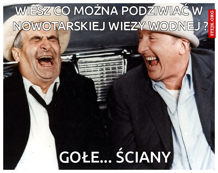 wiesz co można podziwiać w  nowotarskiej wiezy wodnej ?