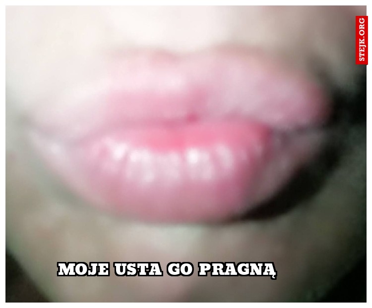 Moje usta go pragną