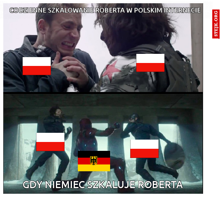 codzienne szkalowanie roberta w polskim internecie