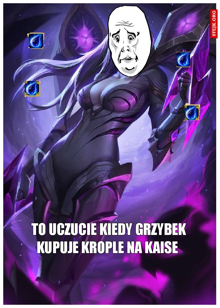 To uczucie kiedy grzybek kupuje krople na kaise 