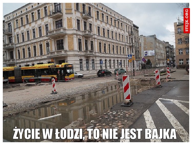 Życie w Łodzi, to nie jest bajka