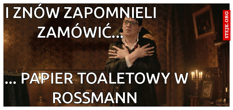 I znów zapomnieli zamówić...