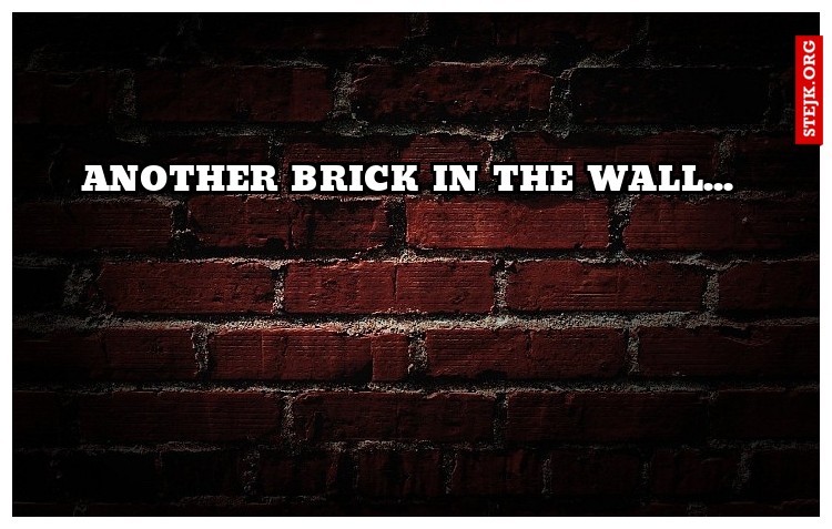Another brick in the Wall... 