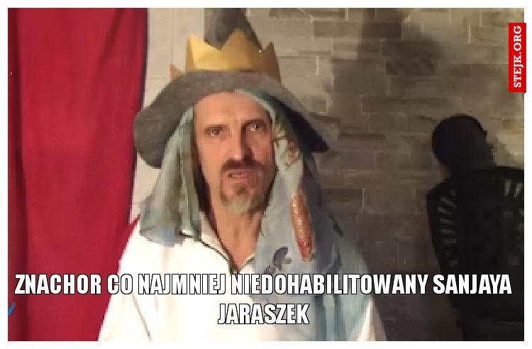 I wtedy usłyszałem czask