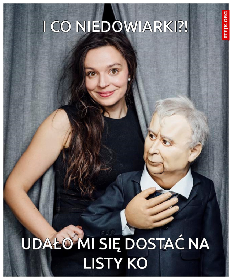 I co niedowiarki?!