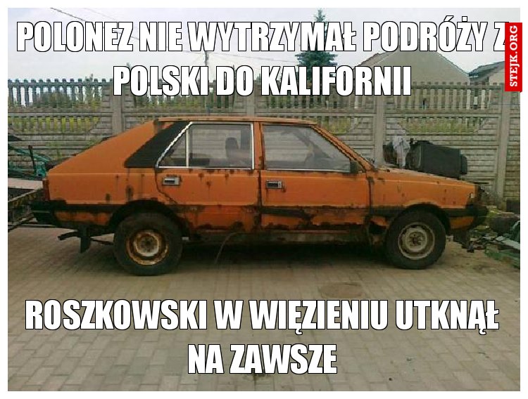 polonez ekipy się zepsuł
