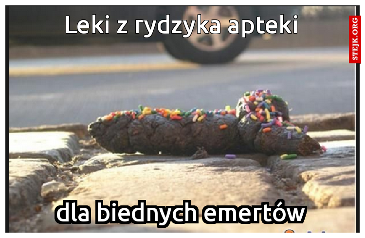 Leki z rydzyka apteki