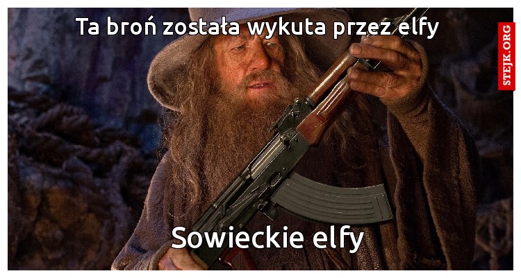 Ta broń została wykuta przez elfy