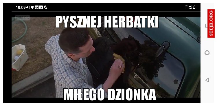 Pysznej herbatki