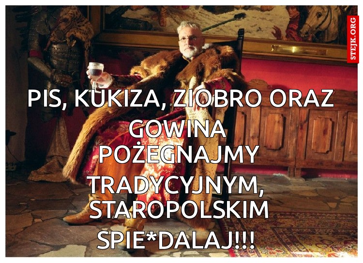 Pis, kukiza, Ziobro oraz Gowina 