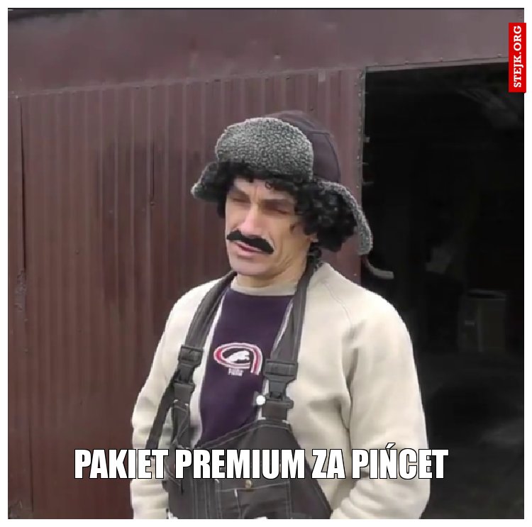 Pakiet premium za pińcet 