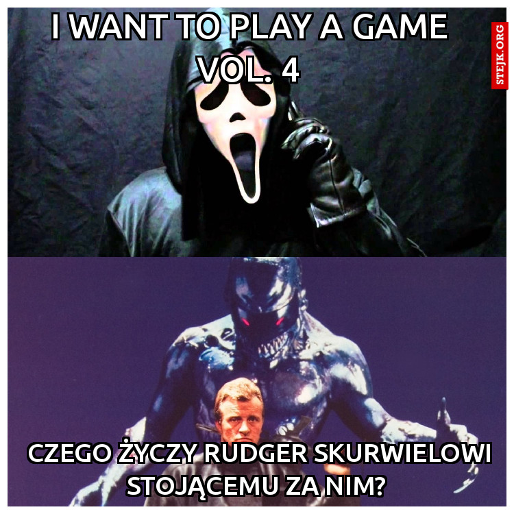 I want to play a game vol. 4