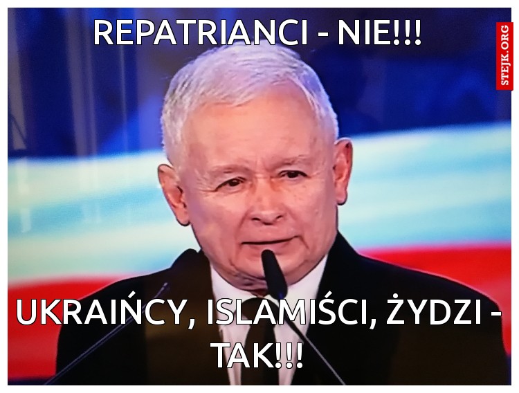 REPATRIANCI - NIE!!!