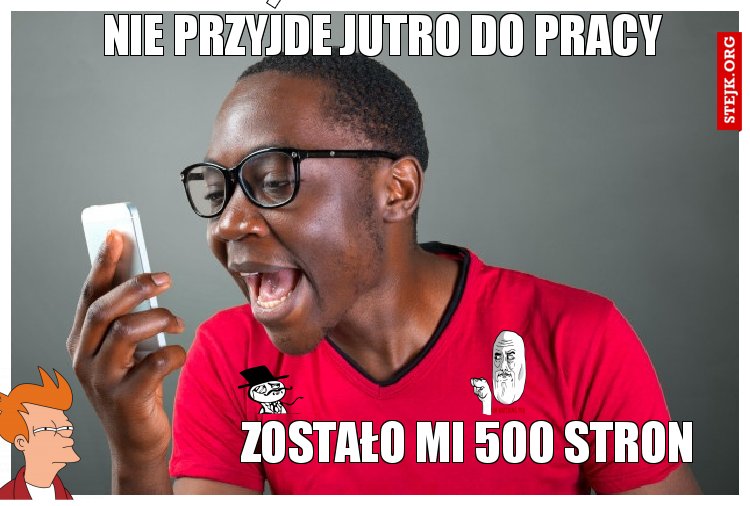 nie przyjde jutro do pracy 